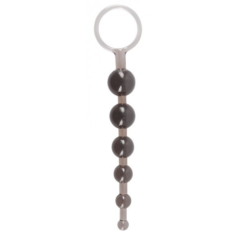 Дымчатая анальная цепочка Anal Beads - 20,5 см.